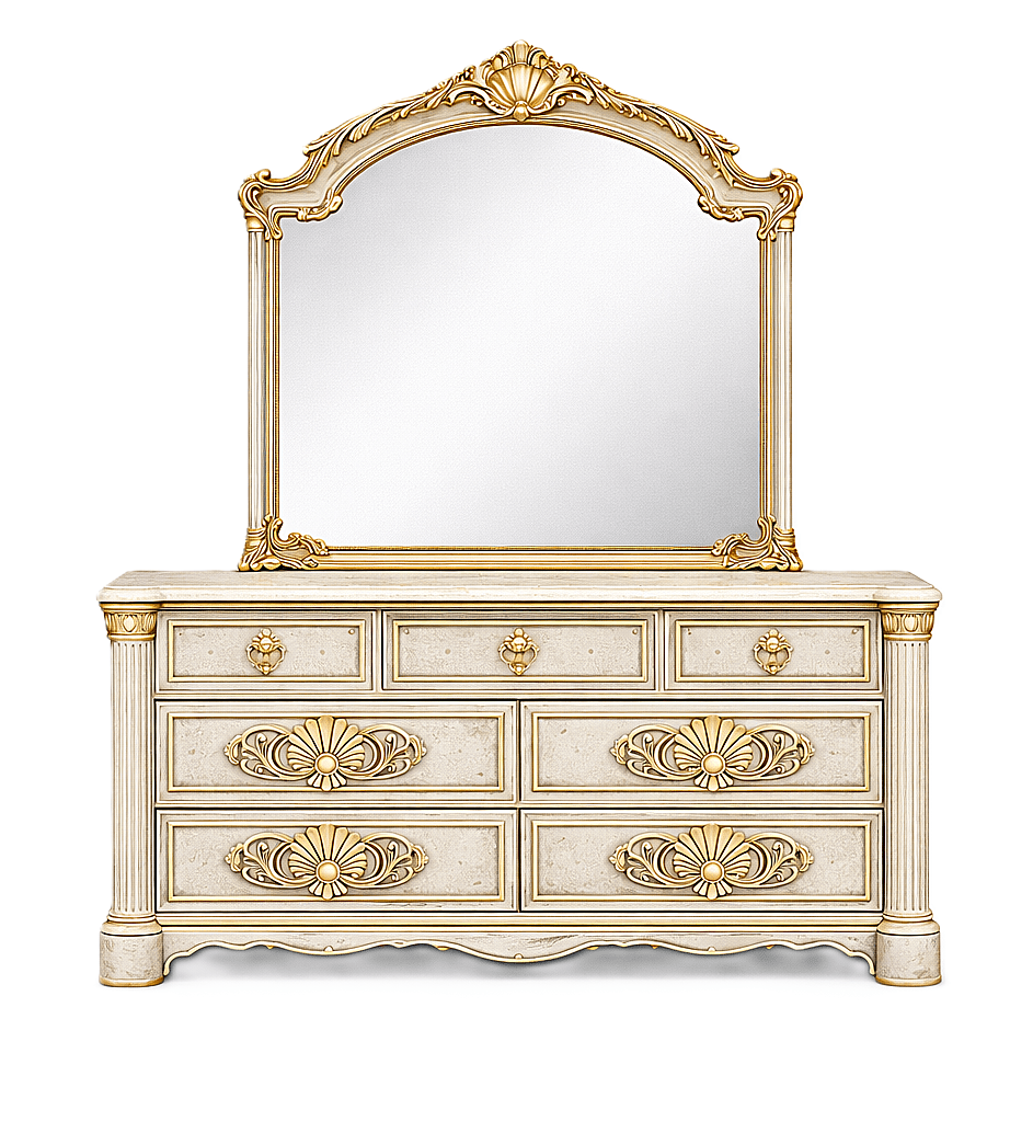 Verdant Élysée™ Hand - Carved Solid Wood Luxury Platform Bed & Bedroom Collection – handcrafted solid wood furniture