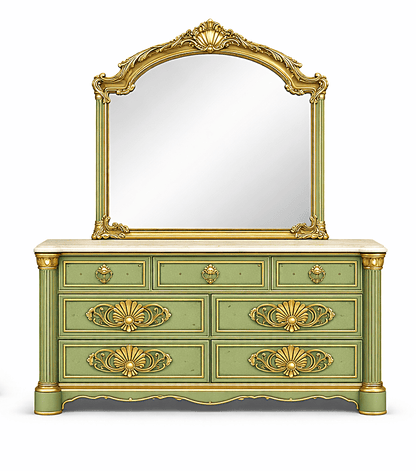 Verdant Élysée™ Hand - Carved Solid Wood Luxury Platform Bed & Bedroom Collection – handcrafted solid wood furniture