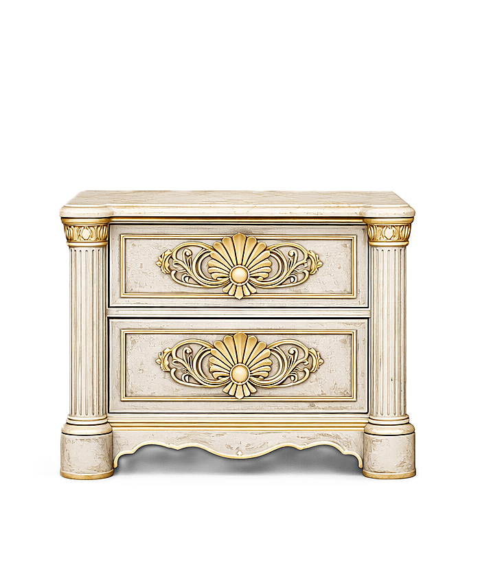 Verdant Élysée™ Hand - Carved Solid Wood Luxury Platform Bed & Bedroom Collection – handcrafted solid wood furniture