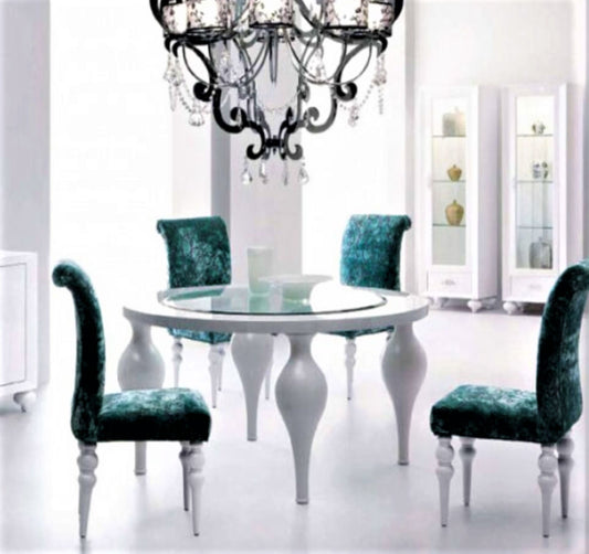 GOLF HAND CARVED LUXURY DINING TABLE SET