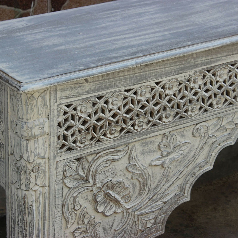 Mesa de salón tallada estilo Mehrab