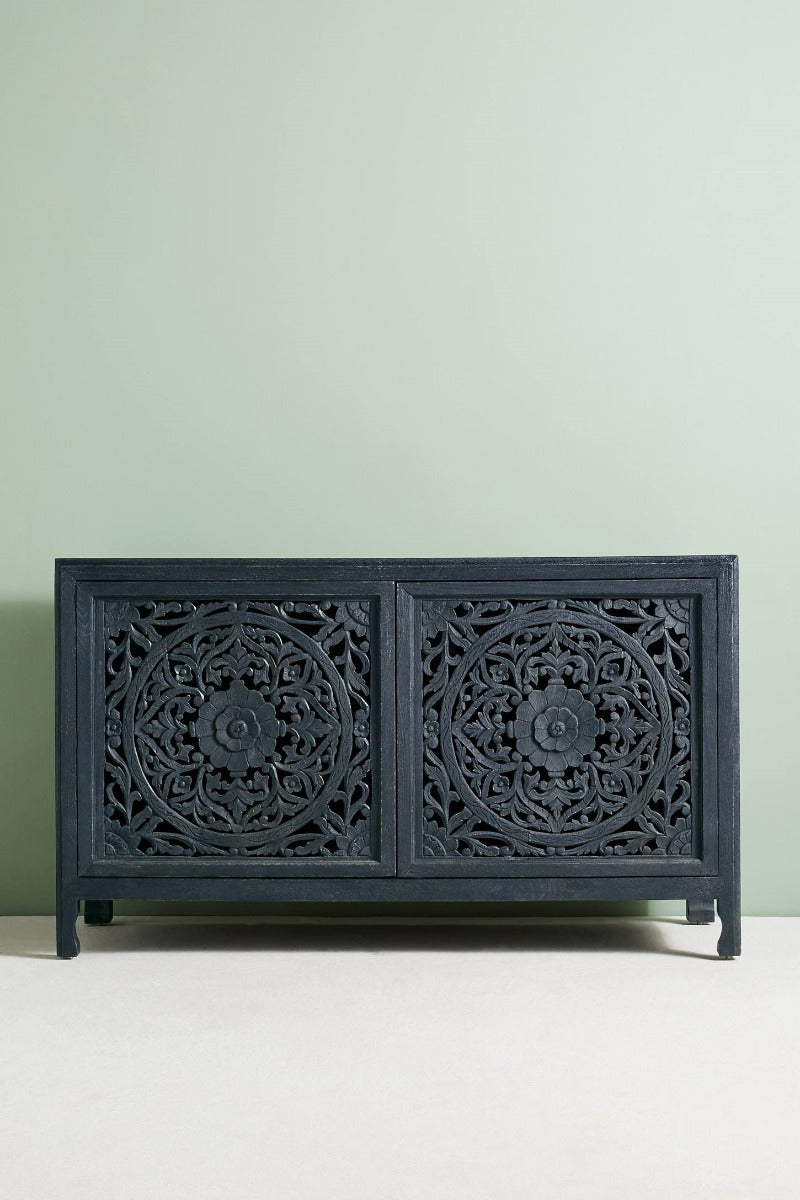 Lombok hand carved Wooden Sideboard Buffet Table