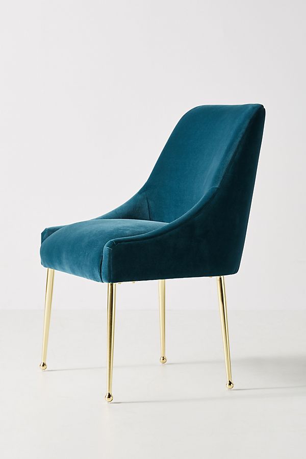 Velvet Elowen Dining Chair without Arm Rest