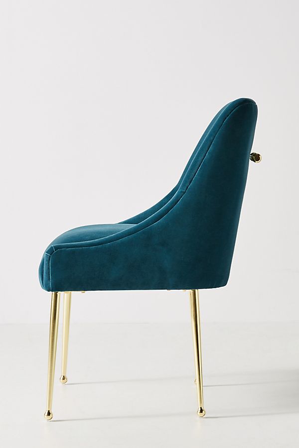 Velvet Elowen Dining Chair without Arm Rest