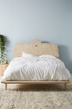 BOHEMIAN Style Floral King Bed Queen Bed-HFBSFBF