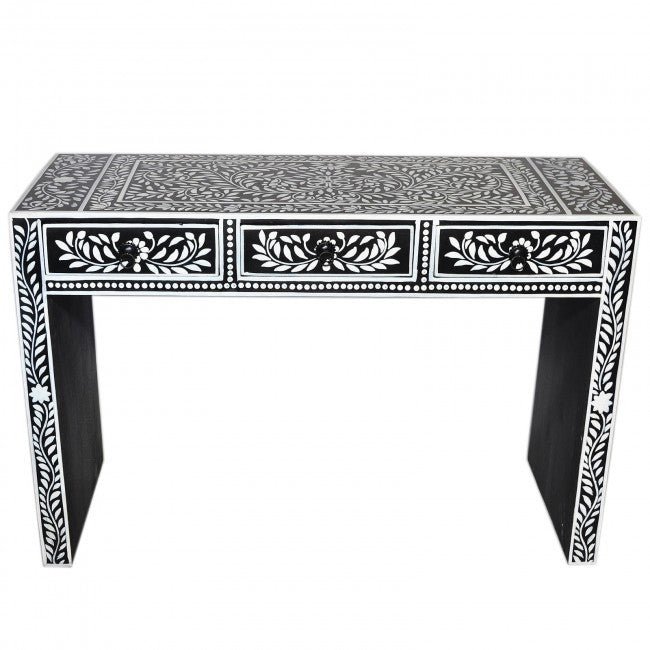 Floral Design Hand Painted Hall Table