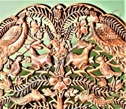 Hand Carved Indian Shajahan Bed Frame Indian Bed bedside