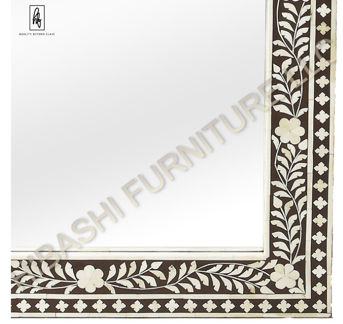 Arabian Bone Inlay Mirror Frame