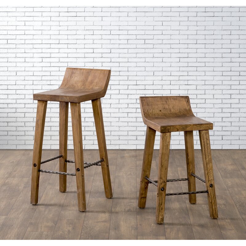 Alfonso Solid Wood Bar & Counter Stool – handcrafted solid wood furniture