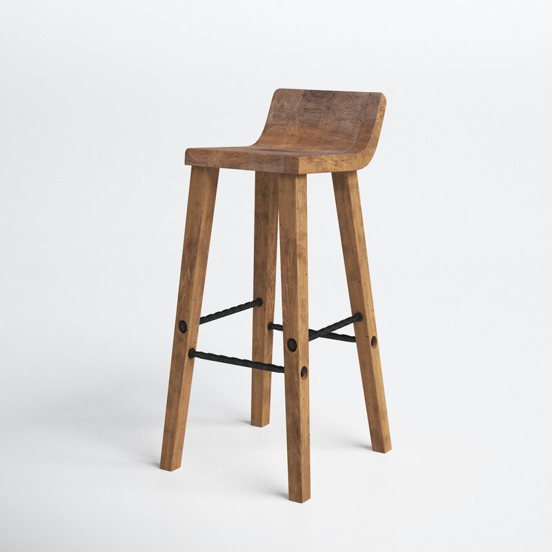Alfonso Solid Wood Bar & Counter Stool – handcrafted solid wood furniture