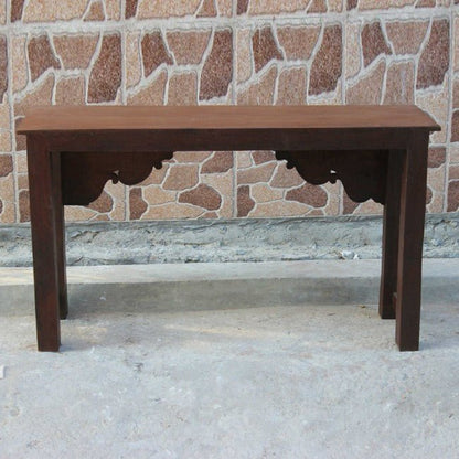 Antique Hand Carved Hall Table – handcrafted solid wood furniture