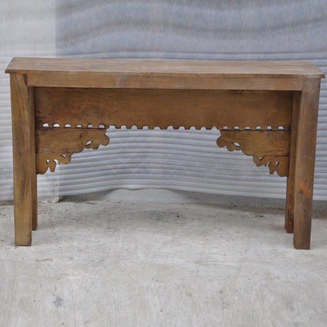 Antique Hand Carved Hall Table – handcrafted solid wood furniture
