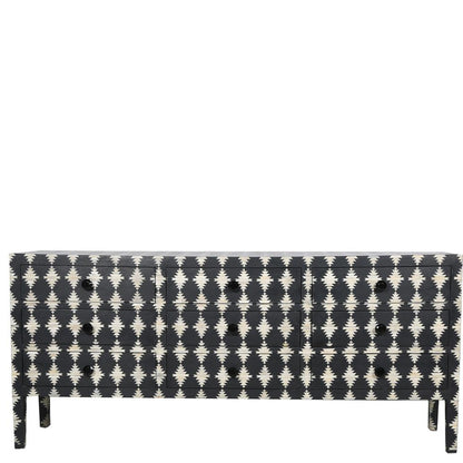 Asahi Bone Inlay 9 Drawer Dresser – handcrafted solid wood furniture