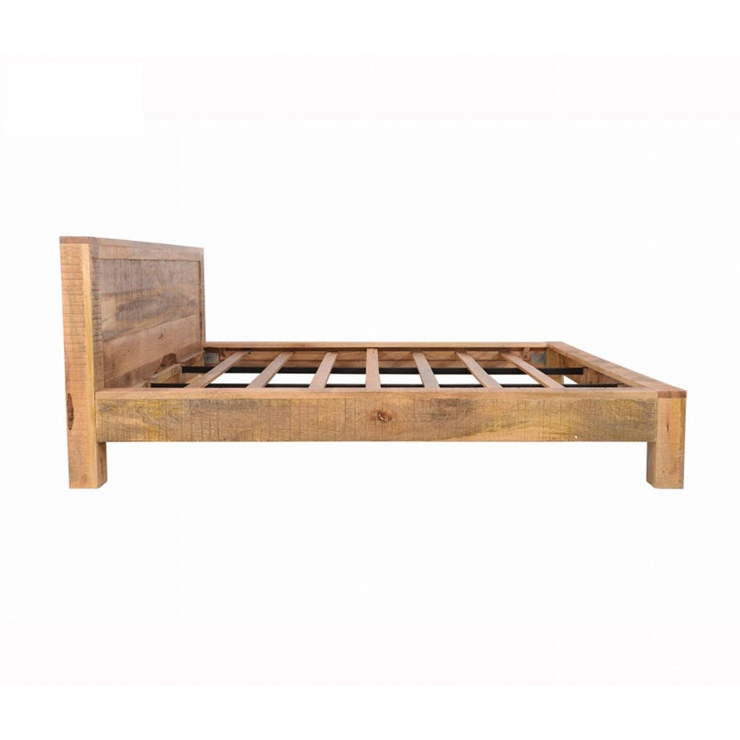 Avalon Indian Wooden Zen Mango Rustic Bed – handcrafted solid wood furniture