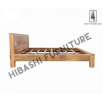 Avalon Indian Wooden Zen Mango Rustic Bed – handcrafted solid wood furniture