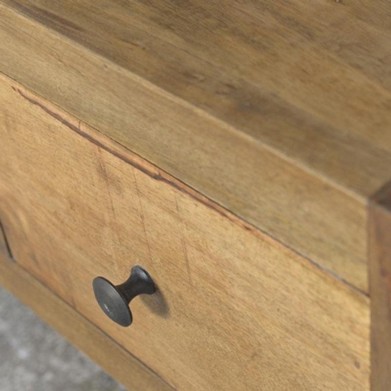 AVALON Scandinavian 1 Drawer Coffee Table – handcrafted solid wood furniture