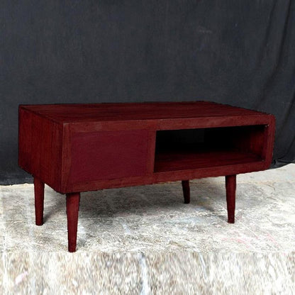 AVALON Scandinavian 1 Drawer Coffee Table – handcrafted solid wood furniture