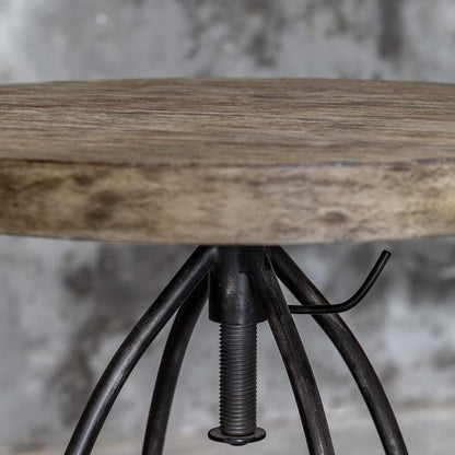 Balayan Handmade Uttermost Industrial Pub Table – handcrafted solid wood furniture