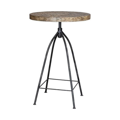 Balayan Handmade Uttermost Industrial Pub Table – handcrafted solid wood furniture