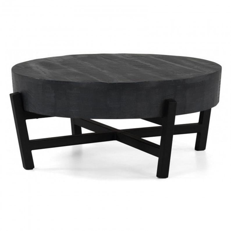 BARN Wood Metal Legs Coffee Table – handcrafted solid wood furniture