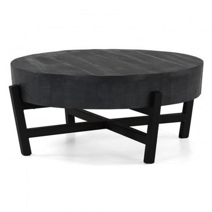 BARN Wood Metal Legs Coffee Table – handcrafted solid wood furniture