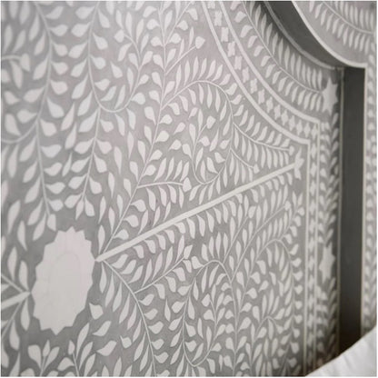 Hibashi Handmade Bone inlay Bed