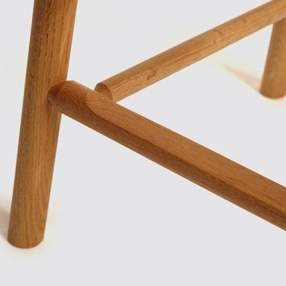 CAINTA Handmade Hardy Bar Stool w/ Back – handcrafted solid wood furniture