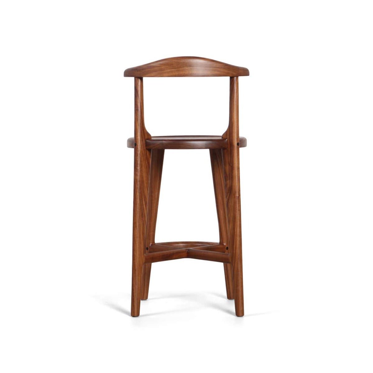 CALAPAN Solid Wood Bar or Counter Stool – handcrafted solid wood furniture