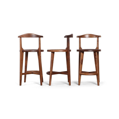 CALAPAN Solid Wood Bar or Counter Stool – handcrafted solid wood furniture
