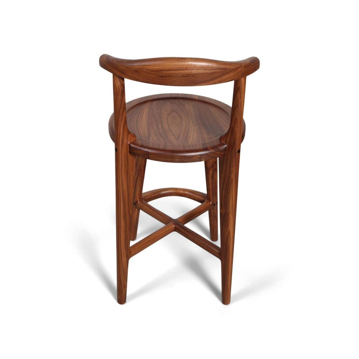 CALAPAN Solid Wood Bar or Counter Stool – handcrafted solid wood furniture