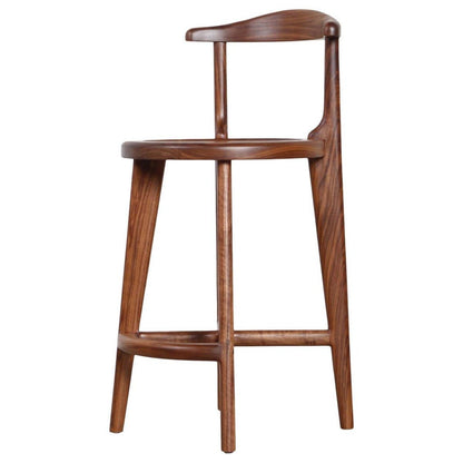 CALAPAN Solid Wood Bar or Counter Stool – handcrafted solid wood furniture