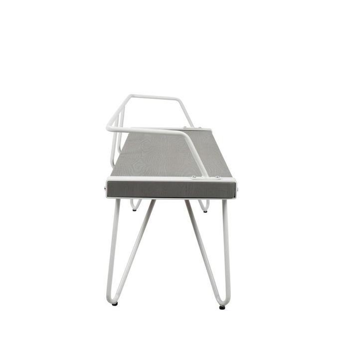 CALAPE Industrial Entryway/ Outdoor Bench – handcrafted solid wood furniture