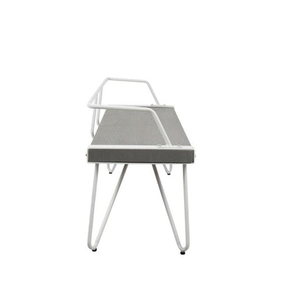 CALAPE Industrial Entryway/ Outdoor Bench – handcrafted solid wood furniture