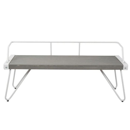 CALAPE Industrial Entryway/ Outdoor Bench – handcrafted solid wood furniture