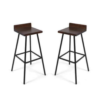 CORON Industrial Indoor Bar Stools Modern – handcrafted solid wood furniture