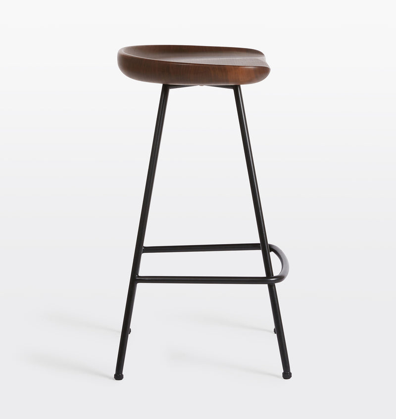 Angeles Counter Stool with Metal Legs