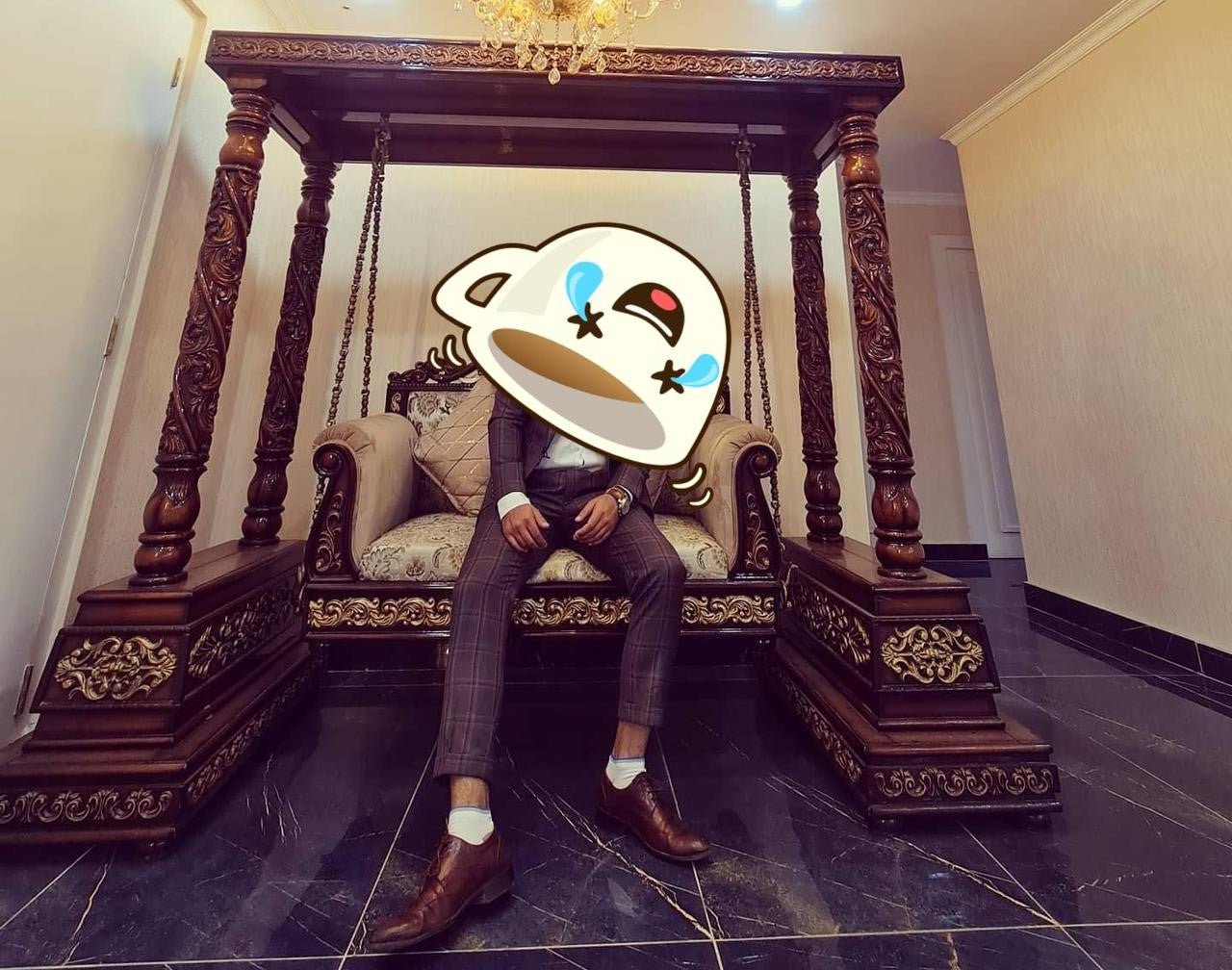 DINISHA Mughal Hand Carved Classic Indian Swing – handcrafted solid wood furniture