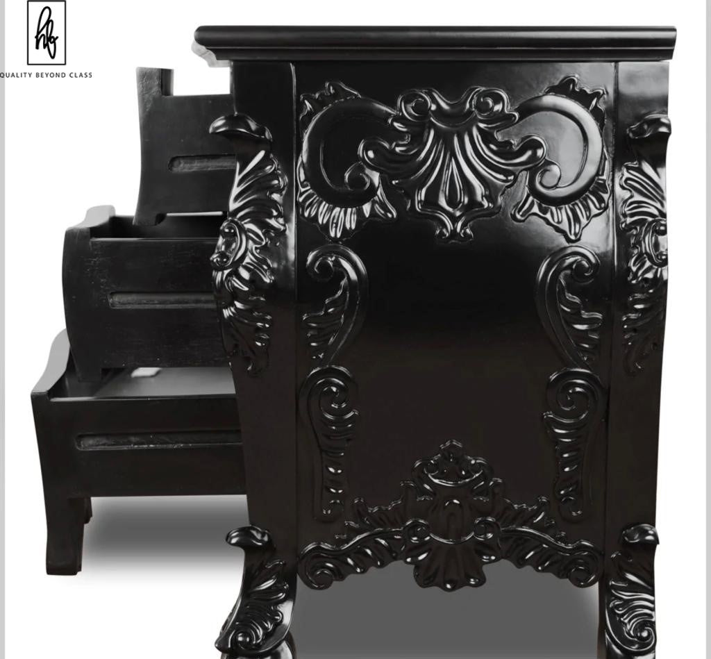 Dran Hand Carved Solid Wooden Dresser – handcrafted solid wood furniture