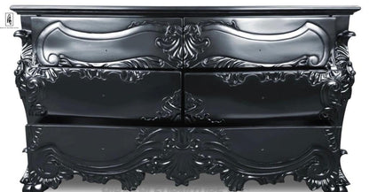 Dran Hand Carved Solid Wooden Dresser – handcrafted solid wood furniture