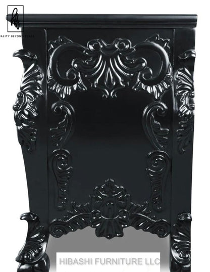 Dran Hand Carved Solid Wooden Dresser – handcrafted solid wood furniture