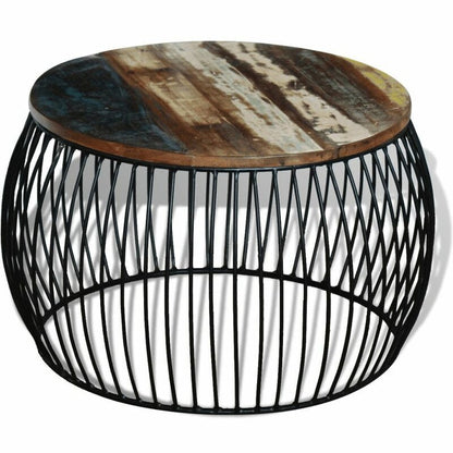 ESPANA Industrial Frame Coffee Table by Hibashi Furniture – handcrafted solid wood furniture made in India