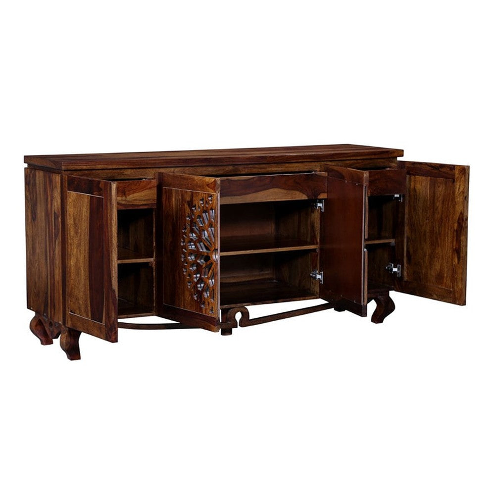 FRENCH ARCHED MIRROR DOOR SIDEBOARD