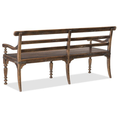 FATUM Hill Country Wood Bench – handcrafted solid wood furniture