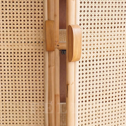 GALINA Rattan Cupboard – handcrafted solid wood furniture