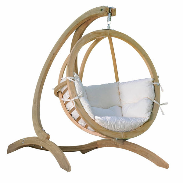 GLOBAL HAND CARVED HANGING SWING/CHAIR