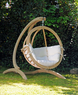 GLOBAL HAND CARVED HANGING SWING/CHAIR