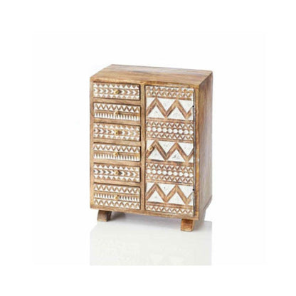 GOLI Solid Mango Wood Six Drawer Chest – handcrafted solid wood furniture