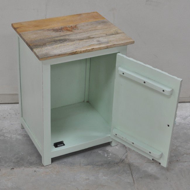 Hand Carved Pair of Bedsides, solid wooden bedside by Hibashi Furniture – handcrafted solid wood furniture made in India