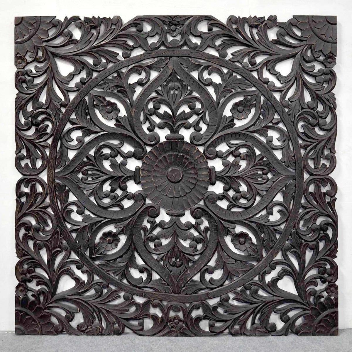 Hand Carved Wall Panel/Bedhead – handcrafted solid wood furniture