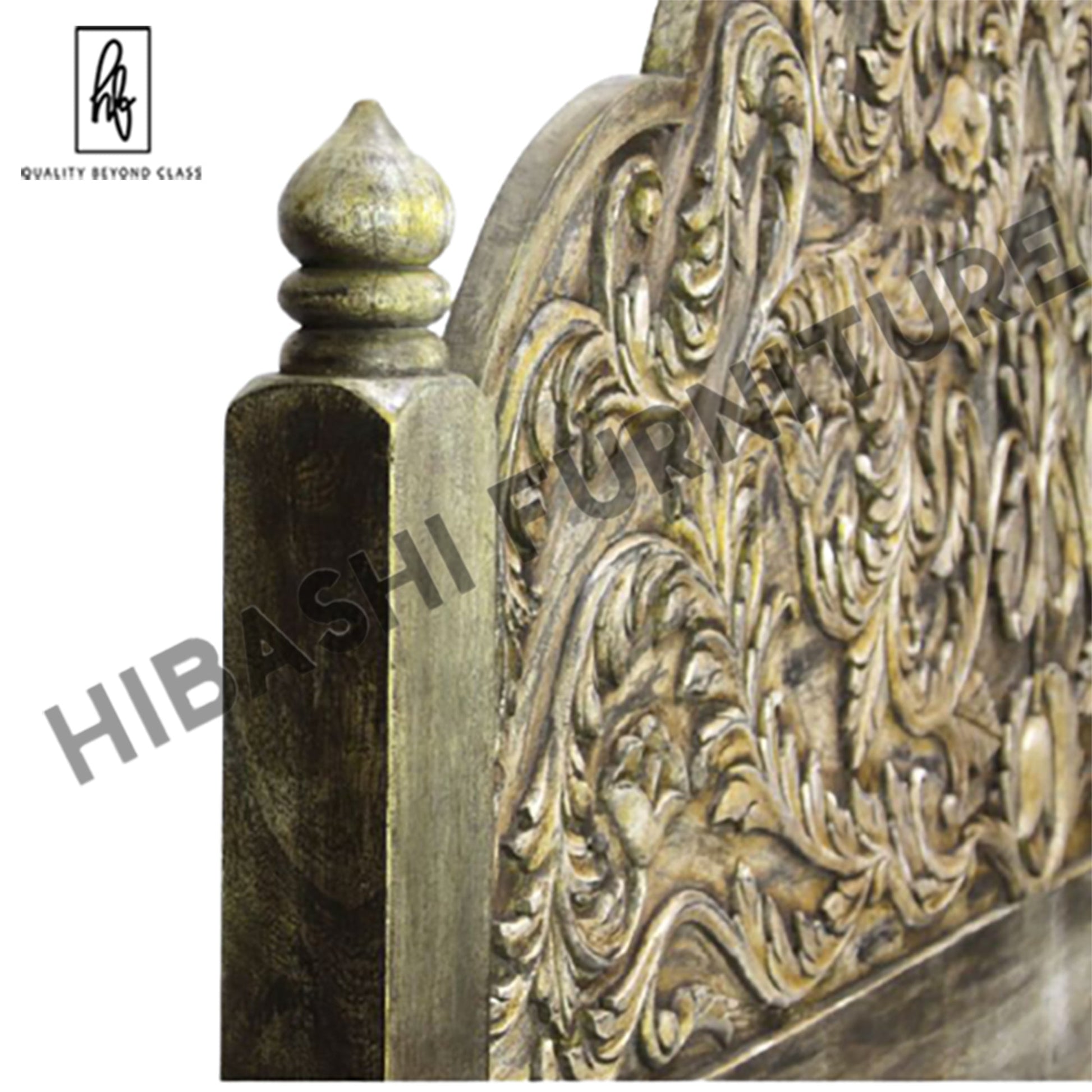 Hand Carved Wall Panel/Bedhead – handcrafted solid wood furniture